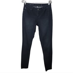 Jennifer Lopez midnight blue skinny low rise jeans size 6 long